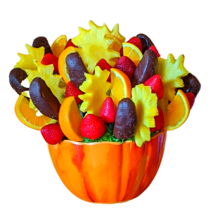 Thanksgiving Fruit Bouquet/Caramel apple